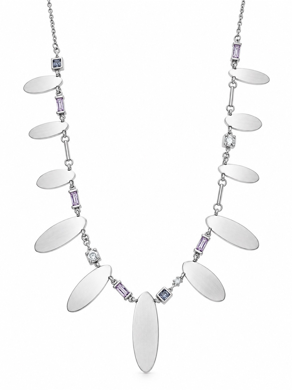 Kendra Scott Airella Silver Necklace in Lilac